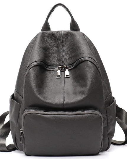 Weicher Leder Rucksack für Damen & Herren – Vielseitig & Geräumig