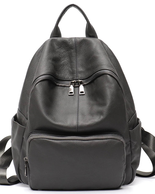 Weicher Leder Rucksack für Damen & Herren – Vielseitig & Geräumig