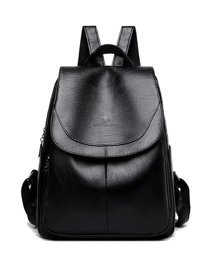 Damen Lederrucksack Vintage Stil – Groß & Vielseitig für Alltag und Reise
