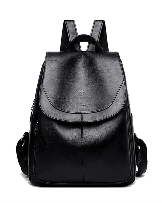 Damen Lederrucksack Vintage Stil – Groß & Vielseitig für Alltag und Reise
