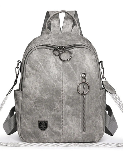 Weicher Lederrucksack Damen – Groß, vielseitig & im Retro-Look