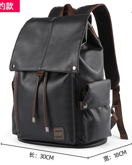 Vintage Lederrucksack Herren – Laptop Daypack 15.6 Zoll