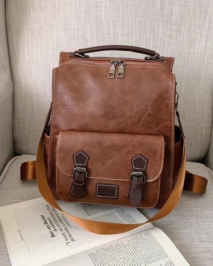 Vintage Lederrucksack für Damen – Dein stilvoller Begleiter