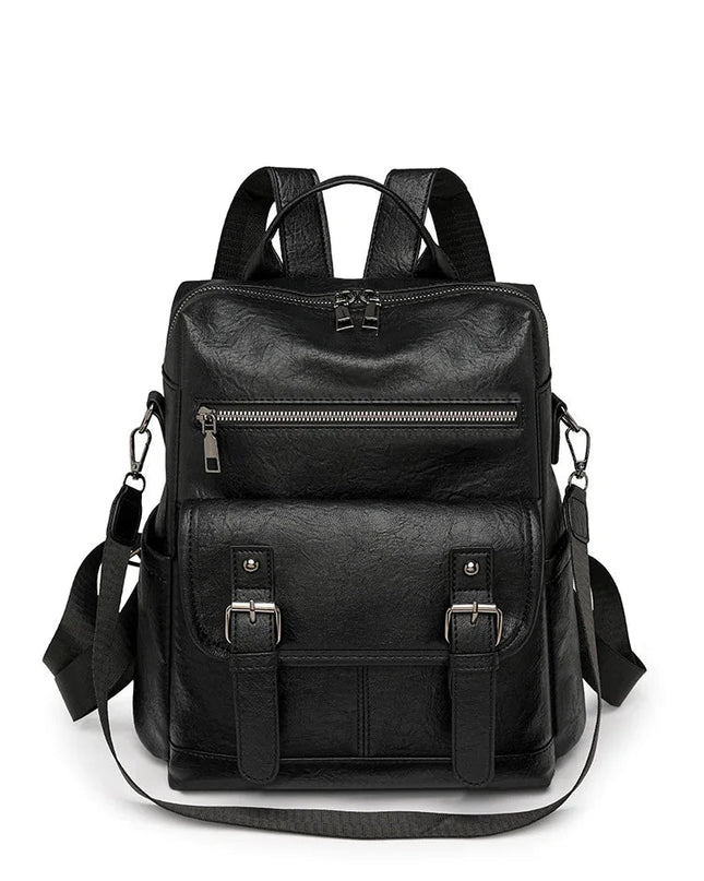 Dein Retro Lederrucksack für Damen: Weich, geräumig & funktional