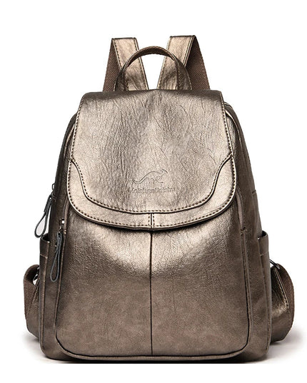 Weicher Damen Leder Rucksack Vintage – Ideal für Alltag & Reisen