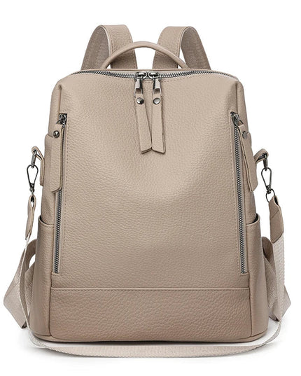 Vielseitiger Rucksack in Leder-Optik für Damen – Umwandelbar & Wasserabweisend