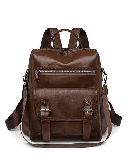 Retro Damen Leder Rucksack – Stylisch, weich & vielseitig