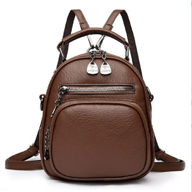 Damen Lederrucksack – Klein, weich & wandelbar als Schultertasche