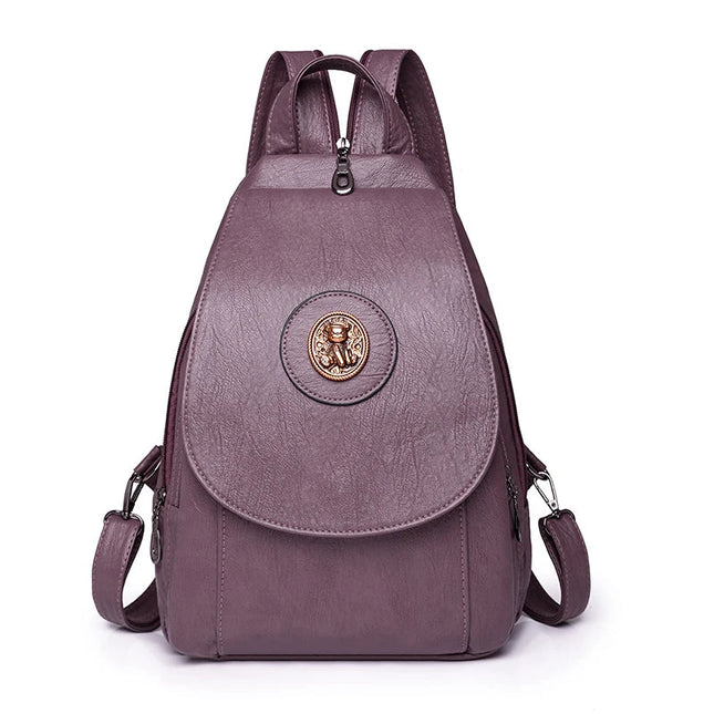 Kleiner Leder Rucksack Damen – Vielseitiger Begleiter im Vintage-Stil