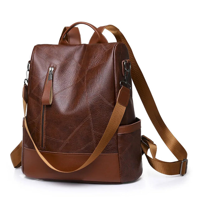 Vintage Lederrucksack für Damen – Dein Begleiter für Uni & Reise