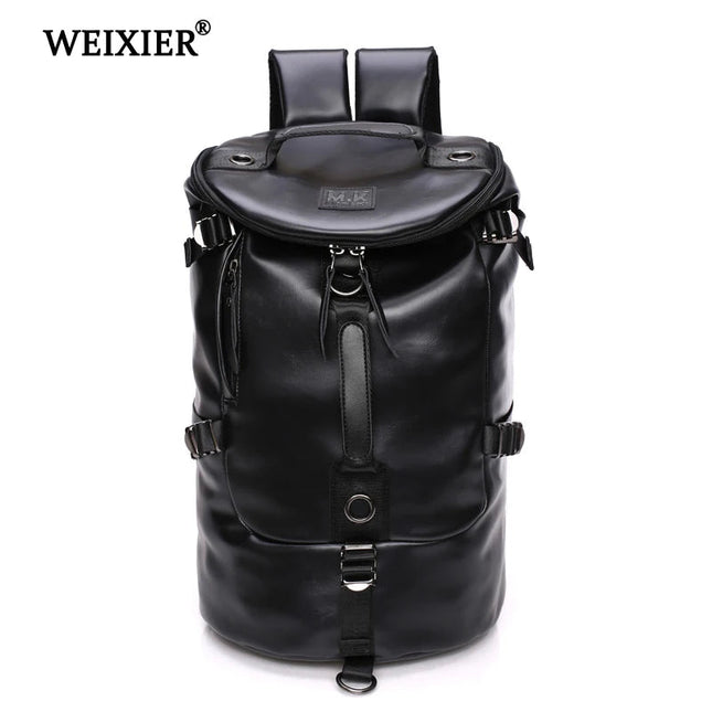 Vintage Lederrucksack Schwarz für Herren – Dein Begleiter im Alltag