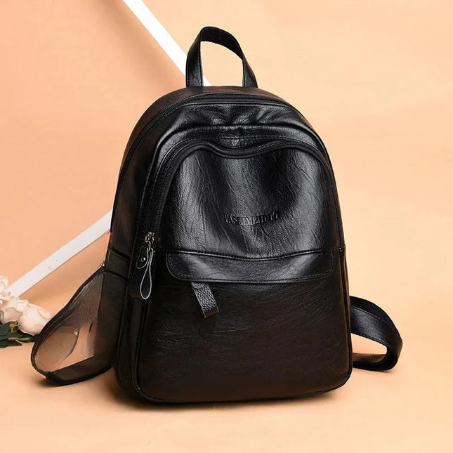Eleganter Damen Lederrucksack – Groß, vielseitig & bequem für den Alltag