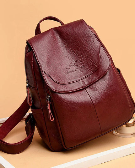 Weicher Damen Lederrucksack Vintage – Ideal für Alltag & Reise