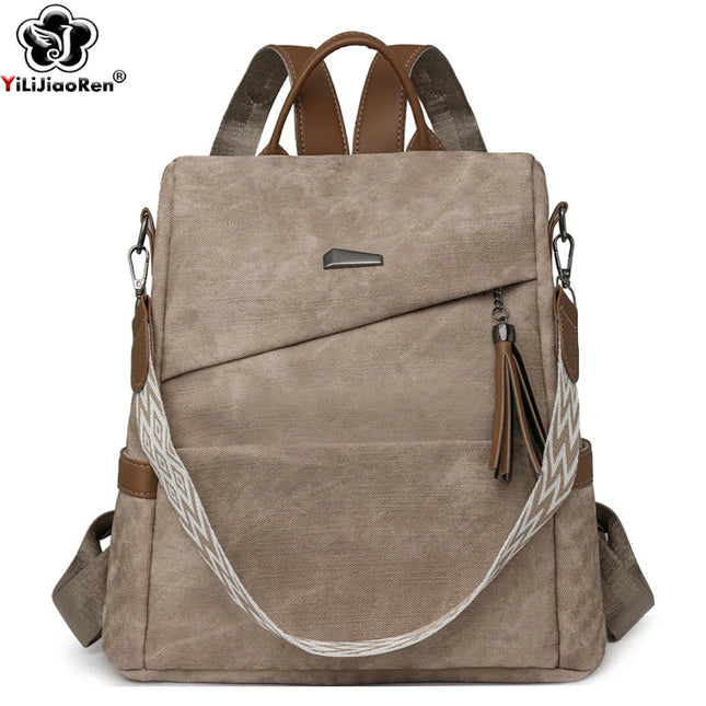 Modischer Damen Lederrucksack – Eleganter Tagesrucksack