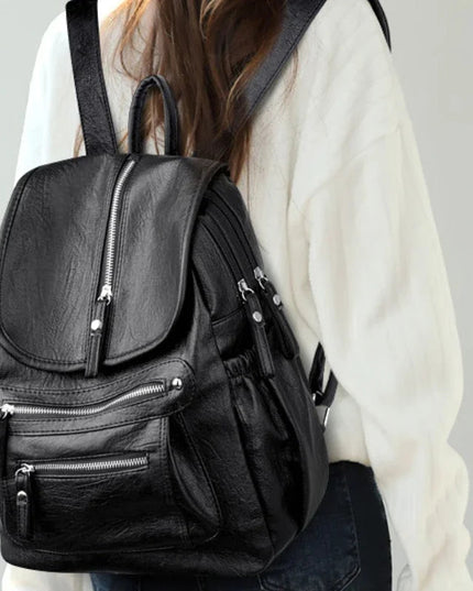 Vintage Lederrucksack für Damen – Dein Begleiter für Alltag & Reise