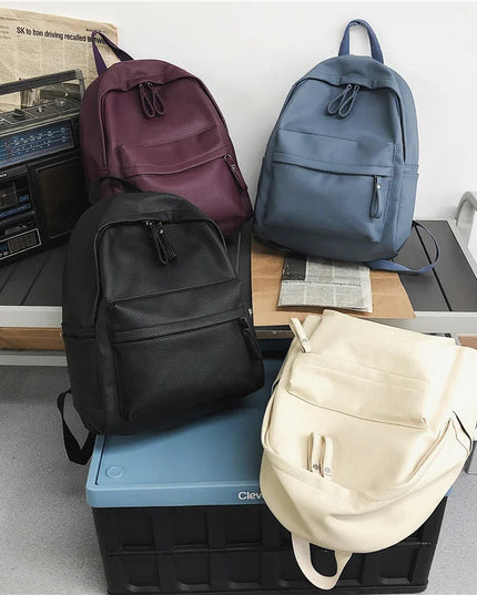 Moderner Rucksack in Leder-Optik für Damen – Dein Begleiter