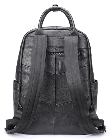 Großer Leder Rucksack für Herren: Laptopfach, Business & Freizeit