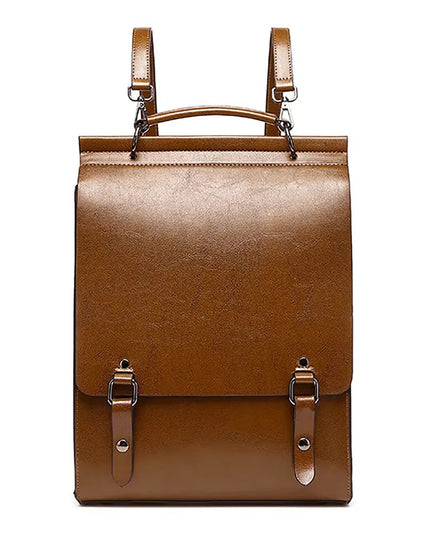 Lederrucksack Damen – Schultertasche & Laptop Rucksack Echtleder