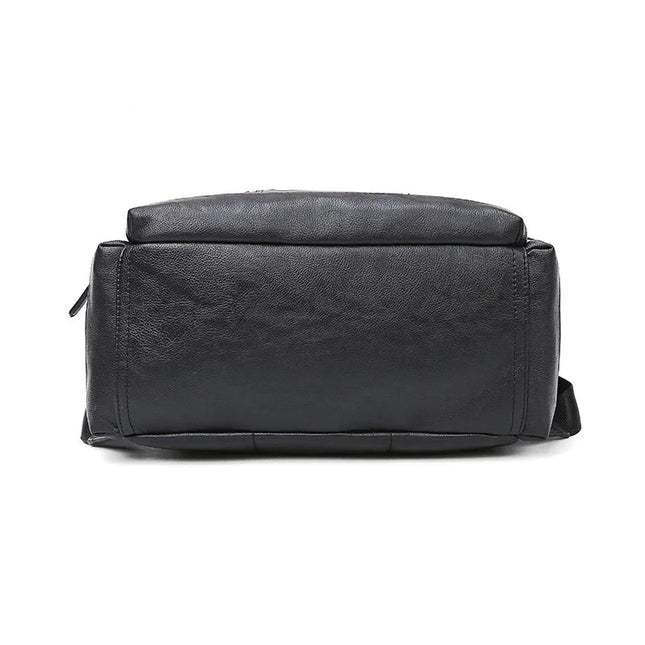 Herren Lederrucksack Schwarz – Vielseitig für Reise & Alltag