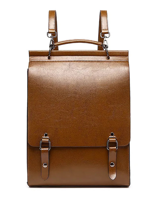 Damen Leder Rucksack & Umhängetasche aus Echtleder für Laptop & Alltag