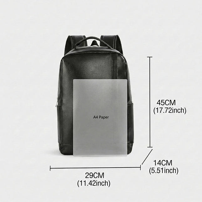 Herren Leder Rucksack für 15.6 Zoll Laptop & Reisen
