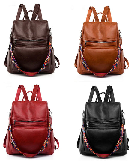 Vintage Lederrucksack für Damen – Dein Begleiter für Reise & Alltag