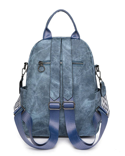 Retro Leder Rucksack Damen – Groß, Vielseitig & Modern
