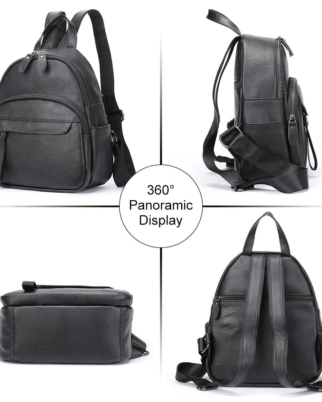 Damen Lederrucksack für Laptop – Sicher & Wasserfest