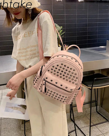 Kleiner schwarzer Lederrucksack für Damen – Dein Alltagsbegleiter