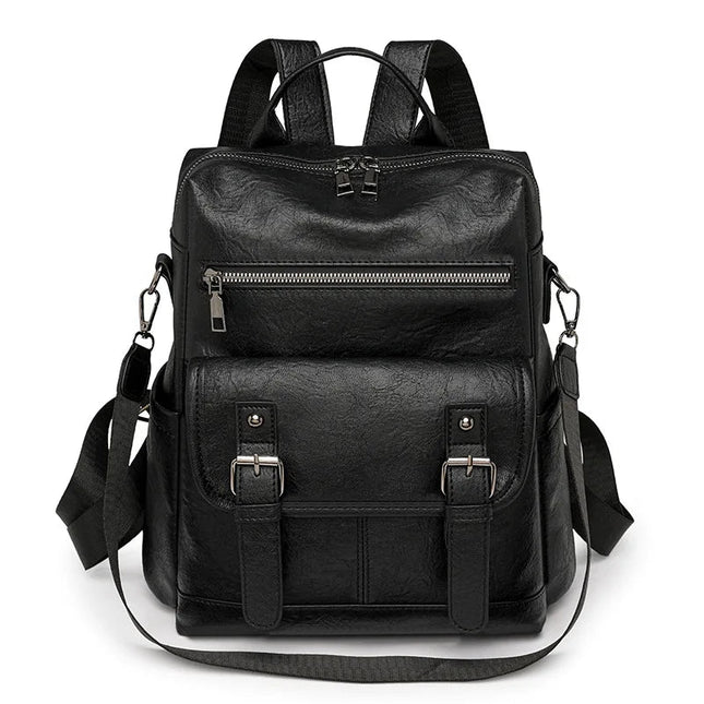 Retro Lederrucksack Damen – Stylisch, weich & vielseitig für Alltag & Reise