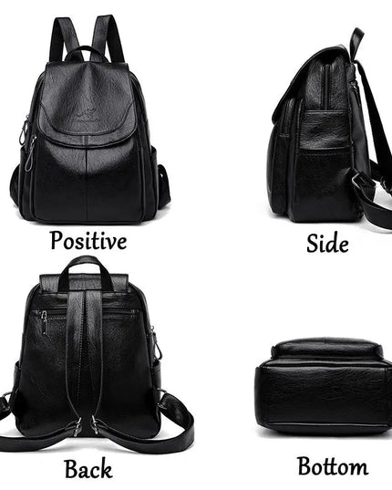Weicher Lederrucksack für Damen – Dein Vintage-Begleiter in 9 Farben