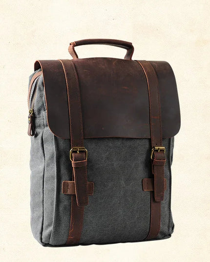 Robuster Leder Rucksack für Damen & Herren – Dein Begleiter für jeden Tag