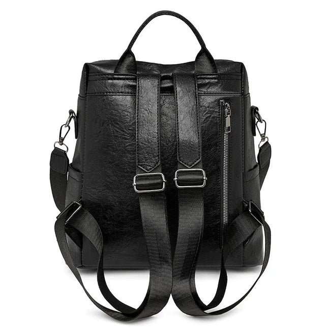 Retro Lederrucksack Damen – Stylisch, weich & vielseitig für Alltag & Reise
