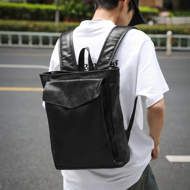 Vintage Lederrucksack Damen Grün – Groß für Reise & Alltag
