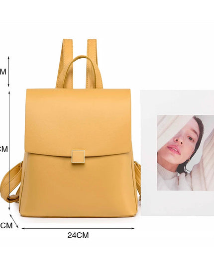 Eleganter Lederrucksack für Damen – Stilvoll & geräumig