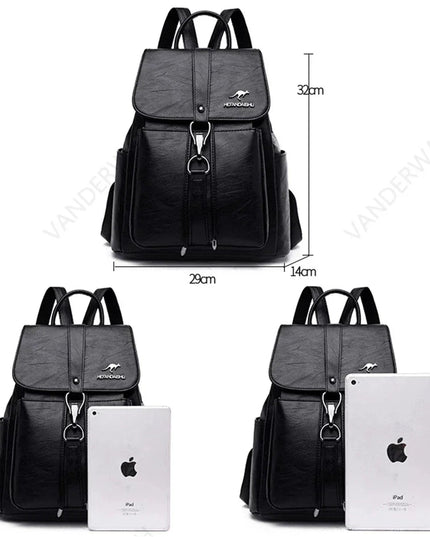 Damen Leder Rucksack – Weich & Vielseitig für Alltag & Freizeit