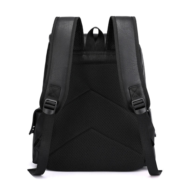 Herren Lederrucksack – Groß für Laptop & Schule | Braun & Schwarz