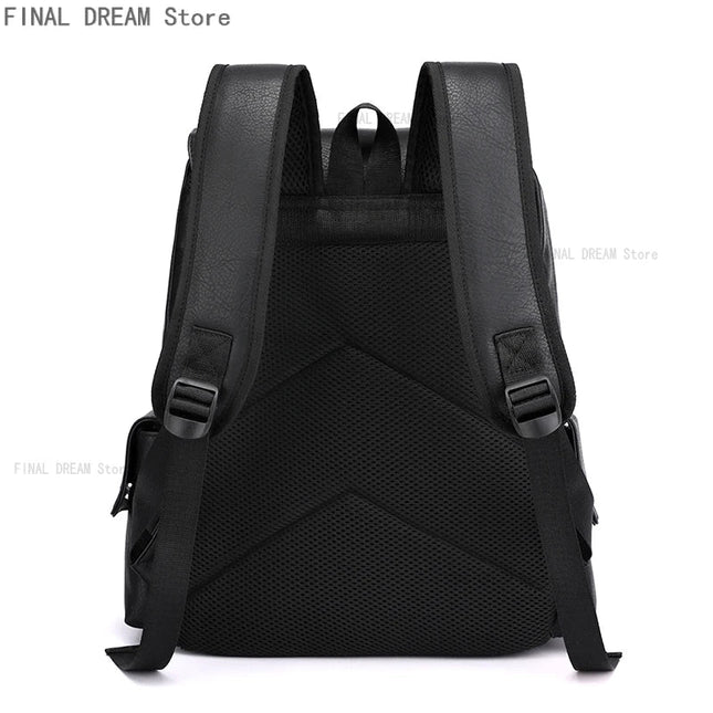 Vintage Rucksack im Leder-Look mit Schnallen – Dein Begleiter für unterwegs