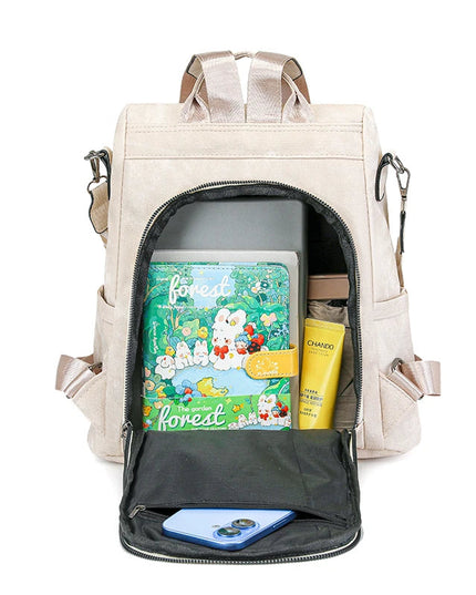 Damen Leder Rucksack – Leicht & Diebstahlsicher für Alltag & Reise