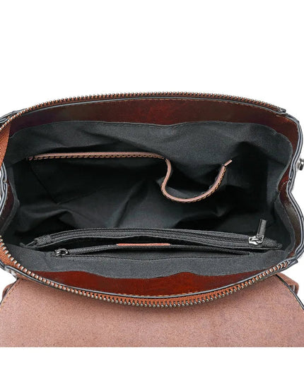 Leder Rucksack Damen: Schultertasche & Laptopfach – Echtleder