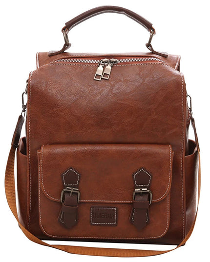 Vintage Lederrucksack für Damen – Stilvoll für Alltag & Reise