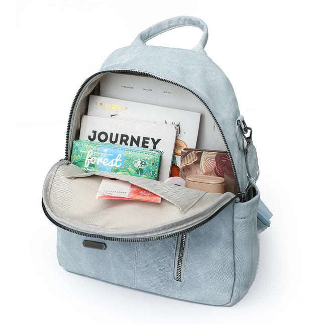 Damen Leder Rucksack – Dein stilvoller Tagesrucksack für Alltag & Schule