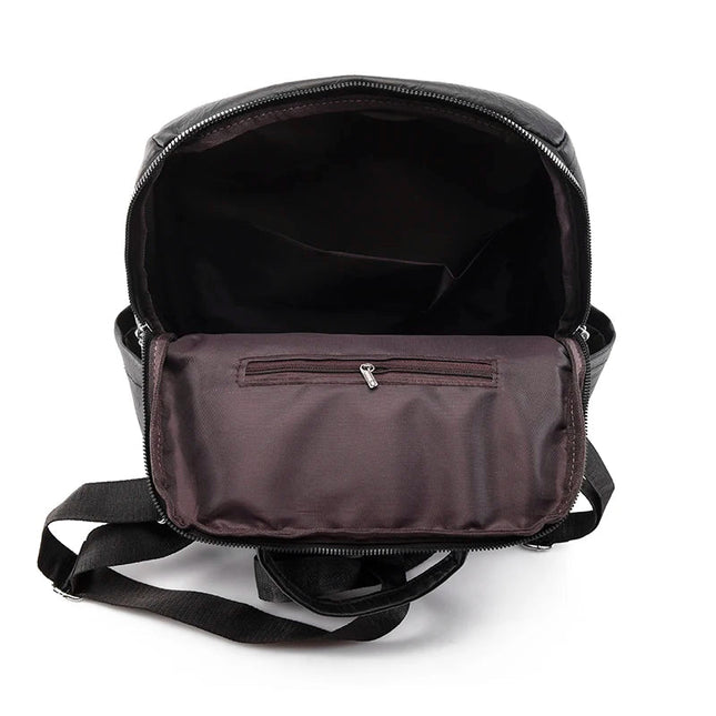 Leder Rucksack Damen 2024 – Klassischer Lammleder Rucksack für Alltag & Reise